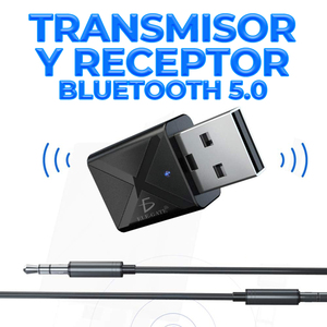 Trasmettitore e Ricevitore Audio USB Bluetooth 5.0 di Alta Qualità, Connettività Wireless, Splitter e Convertitore Audio - Product Image 2