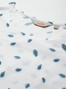 Kurta regular algodón estampado floral con pantalones y con Dupatta - Product Image 2