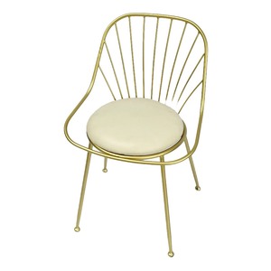 Chaise contemporaine rembourrée en bronze GCF093 pour bureau à domicile et salle à manger – Mobilier de maison confortablement conçu - Product Image 2