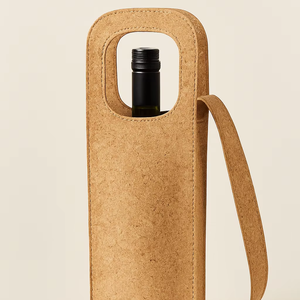 Bolsas para botellas de vino con corcho natural al por mayor, bolsas de regalo sostenibles para embalaje de vino, bolsas reciclables para vino en 2025 - Product Image 1