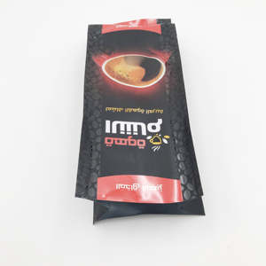 Matte Side Gusset Bag for Coffee Packaging - <b>Aluminum</b> <b>Foil</b> Laminated Material, Custom Size OEM, High Barrier, Made in Vietnam - Product Image 4