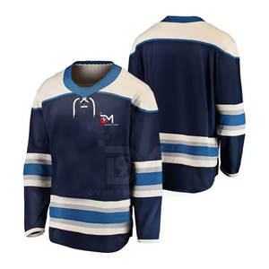 Mode nouveau Style blanc hommes maillot de Hockey sur glace grande taille maillot de Hockey sur glace poids léger maillot de Hockey sur glace - Product Image 1