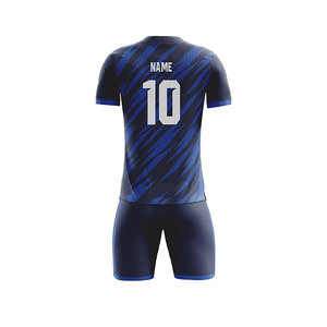 Servicios OEM 100% poliéster transpirable unisex fútbol conjuntos completos barato y uniforme de fútbol de alta calidad - Product Image 2