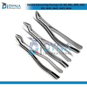 Pinces d'extraction dentaires de qualité supérieure Lot de 10 instruments allemands d'extraction de dents en acier inoxydable - Product Image 6