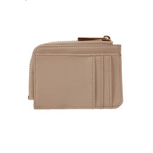 Genuine <b>Leather</b> for Cream CZDN30023 Digital Printed Wallet - Product Image 2