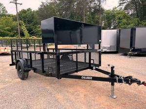 Remorque utilitaire galvanisée à essieu unique avec côtés grillagés pour le transport agricole - Product Image 5