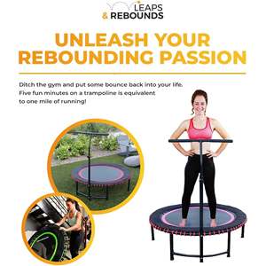 Manubrio Stabilizzatore in Acciaio LEAPS & REBOUNDS 40 per Trampolini Fitness (Solo Barra) - Product Image 3