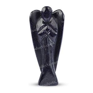 Figurine d'ange en cristal naturel Chakralume Feng Shui, ailes sculptées, 5 cm (2 pouces), fabriquée au Rajasthan - Product Image 4