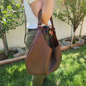 Slouchy Hobo Bag Pattern Diy Leather Slouch Pattern Hobo With Video Tutorial <b>Birthday</b> <b>Gift</b> for <b>Girl</b> LHB-0053 - Product Image 5