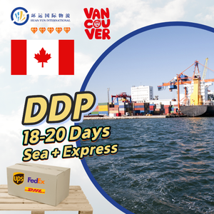 Servicio superior Entrega puerta a puerta China Canadá Vancouver YVR a través del agente de envío marítimo Costo de flete DDU/DDP para LCL + Express - Product Image 1