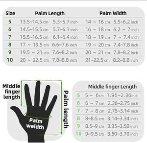 Guantes de Portero de Fútbol para Niños, Jóvenes y Adultos, Palmas de Látex con Agarre Fuerte - Product Image 6