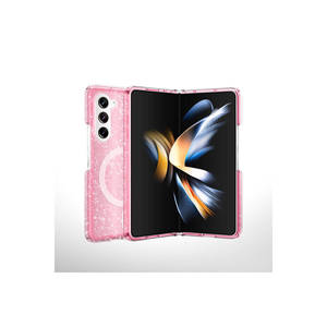Funda de Silicona Transparente con Purpurina Rosa, Compatible con Magsafe, para Samsung Galaxy Z Fold 6, Allstar 7 Plus, 11 Pro, XR - Product Image 3
