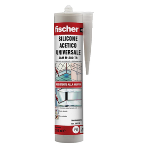 Silicone Acetico Universale RAL 9010 Bianco 280 ml Codice 9008812 - Product Image 1