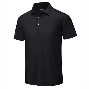2024 New Arrivals High Quality OEM Custom Cotton Golf Polo T shirt For Men Quick Dry Breathable Plain Polo Shirt