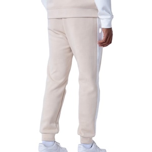 Conjunto de chándal sólido lavado ácido polar ligero para hombre personalizado OEM sudadera con cremallera completa y pantalones Jogger Colorblock Jogging Suit - Product Image 4