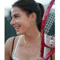 Boucles d'oreilles tendance inspirées du tennis Drop Shot - Product Image 4