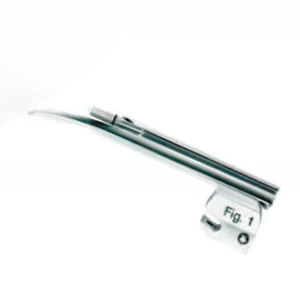 Laryngoscope manuel en acier inoxydable certifié CE, nouvelle arrivée, lame Miller Fig. Logo personnalisé 100 mm pour diagnostic chirurgical - Product Image 1