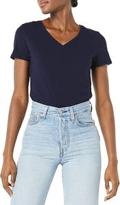 T-shirts à col en V respirants pour femmes vente en gros de hauts de style Next Level - Product Image 2