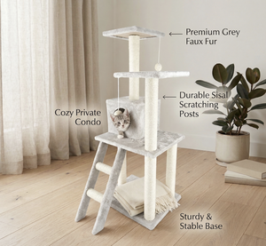 Torre para Gatos Multinivel Todo en Uno YOMMY para Rascarse, Escalar y Descansar - Product Image 2