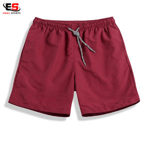 Pantalones cortos deportivos de entrenamiento ecológicos sólidos para hombre al por mayor 100% algodón colores personalizados y logotipo - Product Image 5