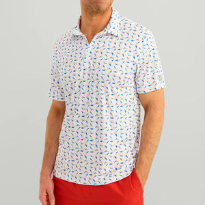 Venta al por mayor de algodón spandex hombres sólido de punto Casual Golf para camisas uniforme bordado Impresión logotipo personalizado - Product Image 2