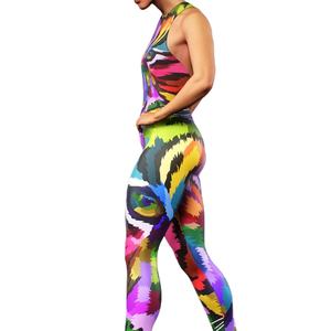 ชุดโยคะผู้หญิงดีไซน์ใหม่ล่าสุด คุณภาพดี แฟชั่นทันสมัย เอวยางยืด ชุดออกกำลังกายแบบ 2 ชิ้น สั่งทำได้ - Product Image 5