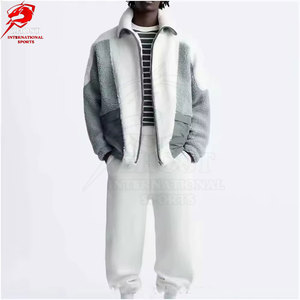 Modern <b>Men</b> Sherpa <b>Coats</b> Lining <b>Long</b> Sleeve Warm Outerwear For Cold Weather Travel And <b>Winter</b> Wear For Best Price - Product Image 6