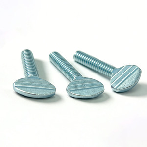 Vis à oreilles OEM/ODM, vis à tête plate, finition zinguée, DIN 653 1/4x1 5/16x1 SS304/SS316, électronique, bon prix - Product Image 3
