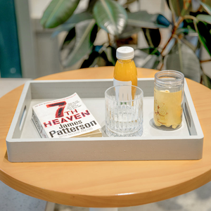 Plateau de service en marbre haut de gamme, plateau rectangulaire en marbre blanc pour hôtel, mariage et décorations d'intérieur - Product Image 6