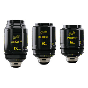 ชุดเลนส์ไพรม์ 3 ตัว Cooke Macro/i Full-Frame (60/90/150 มม. 2026 PL) ขนาดรูรับแสง 52 มม. สำหรับใช้กับกล้อง - Product Image 1