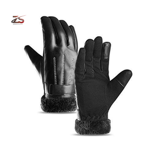Gants en cuir d'hiver de haute qualité Gants de moto à la mode pour l'hiver du Pakistan - Product Image 1