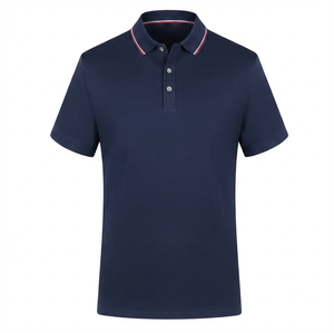 Camiseta Polo para Hombre al Por Mayor, Último Modelo, Manga Corta, Corte Regular, Tejido de Punto, Unisex, Servicio OEM - Product Image 2