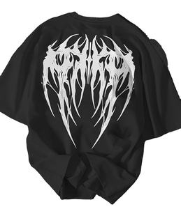 T-shirts imprimés de style moderne en coton, tee-shirt graphique décontracté pour hommes et femmes - Product Image 1