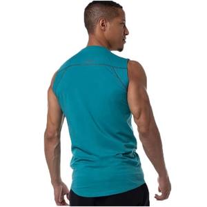 Camiseta sin mangas transpirable para hombre de alta calidad Nuevo diseño Tejido de punto Bajo MOQ OEM Última llegada Ropa de fitness - Product Image 6