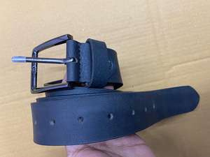 Cinturón de vestir para hombre de piel auténtica personalizada de talla grande con hebilla de alfiler Cinturón correa para hombre - Product Image 2