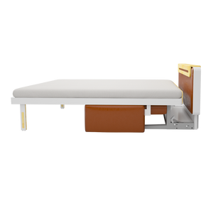 <b>Modern</b> Wooden Convertible <b>Sofa</b> <b>Bed</b> with Reclining & Extendable Design Portable & Inflatable for Home Furniture & Dining Use - Product Image 5