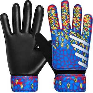 Guantes de Portero Profesionales Personalizados al por Mayor de Racbo Impex, Látex de 4 mm, Protección para los Dedos, Antideslizantes, Cierre de Gancho y Bucle - Product Image 1