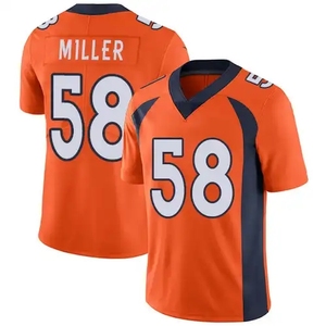Boş <span class=keywords><strong>Rugby</strong></span> gömlek 3 Russell Wilson 2 Patrick Srutain II 33 Javonte Williams özel amerikan futbol topu <span class=keywords><strong>Denver</strong></span> <span class=keywords><strong>Broncos</strong></span> Jersey