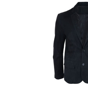 Manteau en daim de qualité supérieure pour homme avec tissu en laine respirant et écologique pour le streetwear et les tenues quotidiennes - Product Image 6