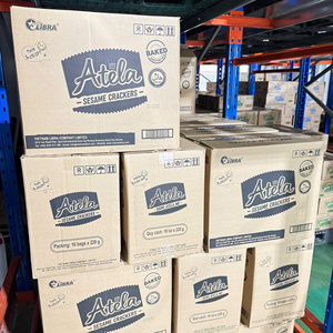ขนมข้าวโพดอบกรอบรสงา ATELA Sesame Mood Crisps – ขนมขบเคี้ยวกรอบอร่อยพร้อมรสชาติระดับกูร์เมต์ 150 กรัม ผลิตโดยโรงงาน ODM เวียดนาม |   ตัวอย่างฟรี - Product Image 6