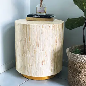 Meilleure vente en gros de meubles de table d'appoint en nacre pour le salon Conceptions OEM personnalisées faites à la main au Vietnam - Product Image 4