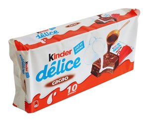 Kinderr Delice เค้กช็อกโกแลตโกโก้พร้อมครีมนม10แพ็ค420กรัม - Product Image 5