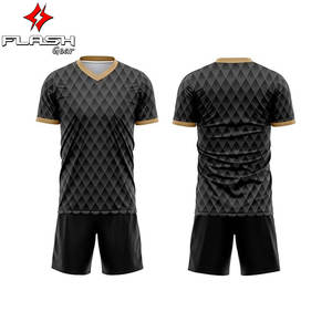 Maillot de football à séchage rapide personnalisé de haute qualité uniformes de football respirants légers conception à manches courtes pour les joueurs de club - Product Image 2