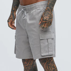 Pantalones cortos de sarga para hombre, tela de sarga de algodón, OEM/ODM, ropa personalizada de fábrica, diseño de carga multibolsillo, duradero y transpirable - Product Image 6