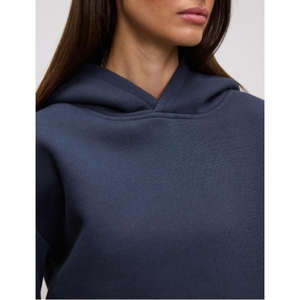 เสื้อฮู้ดผู้หญิงสีพื้นดีไซน์ใหม่มีสไตล์บริการ OEM - Product Image 6