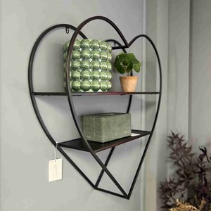 Modern 2 Tier Organizer Metal <b>Wall</b> <b>Shelf</b> Rack for Home Office <b>Bathroom</b> and Kitchen for Export Selling at Economical Price - Product Image 6