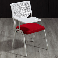Chaise de conférence Offre Spéciale avec table d'écriture chaise de salle de conférence en tissu ergonomique chaise de formation scolaire multicolore