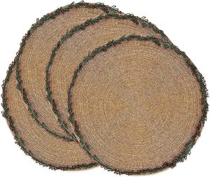 Unique Circular Shaped Glass Beaded Placemat Luxury Decorative <b>Dining</b> <b>Table</b> <b>Cover</b> for Wedding Christmas & Family Gatherings - Product Image 2