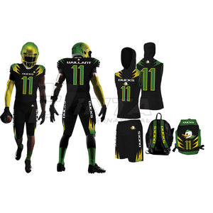 Uniforme de fútbol americano de color personalizado de alta calidad 100% poliéster hecho uniforme de fútbol americano - Product Image 1