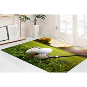 Tapis de golfeur : Tapis de sport antidérapant imprimé en 3D, tapis en chenille - Product Image 4